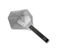 Aulumu A39 Coque Géométrique pour AirPods Pro 3 avec Verrou | Coque de Protection pour Apple AirPods Pro 3e Génération (2025) avec Bretelle en Nylon - Gris