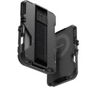 Aulumu G03 Fibre de Carbone Porte-Cartes | Compatible avec MagSafe | Multifonction - Support/Poignée pour Téléphone Mobile | Ouvre-Bouteille | Carte de Protection RFID