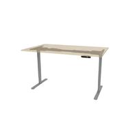 AUM WORLD Cadre Réglable Électrique, Start 2, 2 Moteurs, Écran Digital, Mémoires, Hauteur 62-127 cm, Charge 80 kg, Gris