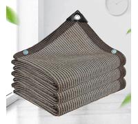 Filet Anti Chaleur Filet d'ombrage Bache pour Pergola Voile d'ombrage 4x3 Orange Filet Protection Solaire Toile Ombrage Extérieur 5x4 Imperméable,brown-3x4m