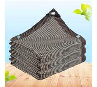 AuMarndi Filet d'ombrage Extérieur 1mX2m Voile ombrage Voile Ombrage 6x4 Sable Voiles d'ombrage pour Patio Toile Ombrage Extérieur 3x5 Imperméable,brown-5x6m