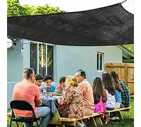 AuMarndi Filet d'ombrage noir 90 % protection solaire tissu d'ombrage tissu isolant thermique tissu d'ombrage résistance à la déchirure 90 % voile d'ombrage filet d'ombrage pour serre, pergola, jardin