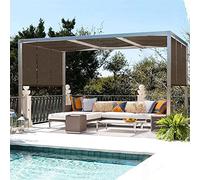 AuMarndi Filet d'ombrage pergola Couverture rectangulaire Filet d'ombrage 90 % protection solaire Toile d'ombrage Filet d'ombrage pour pergola Filet d'intimité pour jardin, pergola, plante, balcon