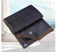 AuMarndi Filet Ombrage pour Potager Bâche Anti Chaleur Voile d'ombrage 4x3 Orange Filet Protection Solaire Toile d'ombrage Imperméable 4x5,Black-3.0x3.0m