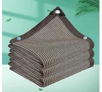 Filet Ombrage Serre Tunnel Voiles d'ombrage pour Patio Voile d'ombrage 4x4 Carré Filet Ombrage Extérieur Toile d'ombrage 3x3 Filet Anti Chaleur,brown-3x5m