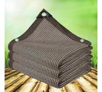 AuMarndi Filet Ombrage Serre Voile d'ombrage Rectangulaire Voile Ombrage 3x4 Permeable Filet d'ombrage Toile d'ombrage Imperméable Rectangulaire 3x4,Brown-3.0x3.0m