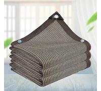 AuMarndi Filet Protection Solaire Voiture Bâche Anti Chaleur Voile Ombrage 3x4m Voile d' ombrage Rectangulaire Toile Ombrage Extérieur 3x5 Imperméable,brown-3x6m