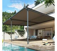 AuMarndi Voile de Protection Solaire 6 m Angle Droit Patio Écran Confidentialité Maille Tissu d'ombrage Respirant Protection Solaire Isolation Thermique Filet d'ombrage pour Plantes, serres, Patios