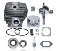 AUMEL 1119 020 1202 52mm Cylindre Piston Ring Ring Kit de joint de vilebrequin de circlip pour Stihl 038 MS380 Joint de roulement de joint d'huile portant le joint d'étanchéité.