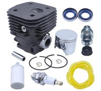 AUMEL 56mm Kit d'axe de piston de cylindre pour la tronçonneuse à chaîne Husqvarna 395 395XP 395EPA Nikasil, remplacer le n ° 503-99-39-03/503-99-39-71.
