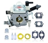 AUMEL Carburateur WT 668 997 pour Walbro Tronçonneuse WT-664 Carb 23-30.5CC Zenoah CY HPI FG Baja 5B SS 5T Kit avec Filtre à Carburant + Kit de Joint + Bulbe Damorçage + Tuyau de Carburant