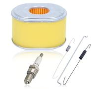 AUMEL Filtre à air pour Honda GX160 GX140 GX110 GX120 Moteur 5,5 CV 6,5HP Tondeuse Pieces Detachees avec Bougie D'allumage Kit de Ressorts de Rappel 17210-ZE1-505 17210-ZE1-517