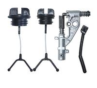 AUMEL Kit de Bouchon de réservoir de Carburant de Tuyau de Conduite de Pression de Pompe à Huile pour Husqvarna 455 Rancher 460 Tronçonneuse Remplacer 544180104, 537261501
