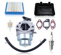 AUMEL Kit de Carburateur avec Filtre à Air pour Honda GCV160 GCV190 GCV145 GCV170 GCV135 Tondeuse Set avec Couvercle Filtre Essence Bougie D'allumage 17211ZL8023 17231Z0L050 16100Z0L876 (6)