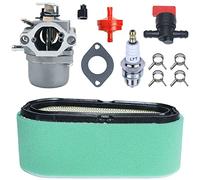 AUMEL Kit de Carburateur et Filtre à Air pour 699831 799226 496894 498027 284707 286707 799728 et Plus de Modèles, Air + Pré Filtre Double Filtration Accessoires 11 en 1