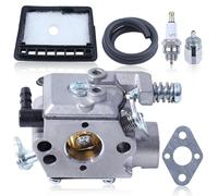 AUMEL Kit de Carburateur pour Echo CS3000 CS3400 CS3450 CS300 CS301 CS305 CS306 CS340 Tondeuse kit Carburateur Filtre Essence Filtre a Air Tuyau Bougie D'allumage A021000232