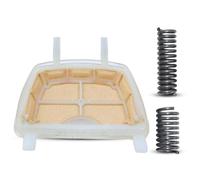 AUMEL Kit de filtre à air pour STIHL MS171 MS181 MS211 MS 171 181 211 Remplace pour 1139 120 1602 avec ressort d'amortisseur Pièces de rechange pour tronçonneuse