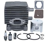 AUMEL Kit de Piston de Cylindre 34 mm pour Coupe-Bordures Stihl FS75 FS80 FS85 HS75 HS80 HS85 HL75 HL75K HT70 FC75 FC85 FH75 FR85 HT85 KA85 KR85 KW85 KW85 SP81 SP85 Pièce de Rechange # 4 137 00 20