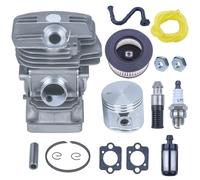 AUMEL Kit de piston de cylindre compatible avec tronçonneuse Stihl MS291 MS291C MS 291 MS271 MS271C, remplacement pour 1141 020 1206 47 mm cylindre et piston