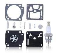 AUMEL Kit de réparation de carburateur avec Bougie d'allumage pour Husqvarna 340 345 346XP 350 351 346XPT 351 353 P901 tronçonneuse remplace ZAMA RB-122 C3-EL17 C3-EL18 C3-EL32