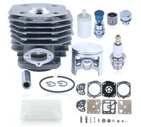 AUMEL Kit de réparation de carburateur de cylindre 45 mm pour tronçonneuse Husqvarna 254 154 XP 254XP Remplace 503503903