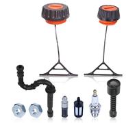 AUMEL Ligne de Bouchon de Carburant avec Filtre à Carburant, kit d'écrou de Bougie d'allumage pour Stihl 021 034 038 025 026 028 020 020T 023 024 034S 036 048