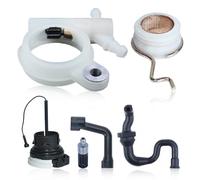 AUMEL Pompe à Huile avec Bouchon Reservoir Essence pour Stihl MS251 MS231 MS231C MS251C Tronçonneuse Pieces Detachees avec Vis Sans Fin Filtre Essence Tuyau D'huile 11436403201(3)