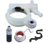 AUMEL Pompe à Huile Engrenage à vis Kit pour Stihl Tronçonneuse MS251 MS231 Tuyau d'huile + Pompe à Huile + engrenage à vis sans Fin + Filtre à Huile Remplace 11436403201 11236407101