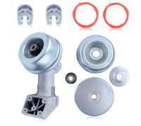 AUMEL Tête de Boîte D'engrenage Kit pour Stihl Débroussailleuse Tondeuse FS120 FS130 FS200 FS250 FS90 FS100 FR130 FR220 avec Corde de Paille Boucle en Aluminium 41376400100 41306410300