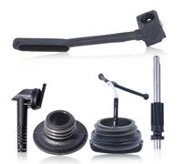 AUMEL Tuyau d'huile Ensemble de Piston de Pompe à Huile pour Husqvarna 435 440 445 450 340 Tondeuse Tronçonneuse Remplace 544084202 544084201 503931801 544083301 544111203