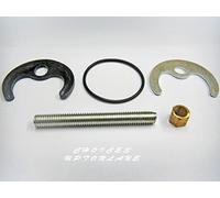 Aumix Kit de fixation pour lavabo de salle de bain ou robinet mitigeur pour évier de cuisine Deux trous Forme demi lune