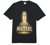 Aumônier Pasteur Here When It Matters Comfort Colors Adult Heavyweight T-Shirt
