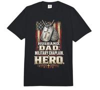 Aumônier Pasteur Military Chaplain Dad Comfort Colors Adult Heavyweight T-Shirt