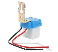 Aumotop 2 Pièces Interrupteur de Capteur de Réverbère Haute qualité 24 V, Automatique, Conception Nouvelle, Résistant aux Intempéries pour les Jardins D'usines, Interrupteur Capteur Lumière