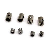 Aumotop 4 Jeux D'embouts de Câble sans Soudure pour Starter D'accélérateur de 5 Mm, Connexion Parfaite, Idéal pour la Configuration Câbles D'accélérateur, en Métal qualité Supérieure