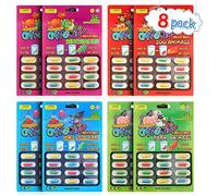 Aumotop 8 Paquets de Capsules de Culture Incroyables sur Le Thème des Dinosaures Marins la Ferme du Zoo, Mini Capsules pour Les Cours Sciences, Les événements et Sacs Cadeaux pour Garçons et Filles