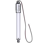 Aumotop Actionneur Linéaire électrique Compact 12V, Interrupteur de Fin de Course Interne à Course 100mm pour L' Industrielle, Motoréducteur (100 mm-30 mm/s-20N)