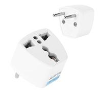 Aumotop Adaptateur, Adaptateur de Convertisseur de Voyage Universel pour Prise d'alimentation, Prise UE, Léger, Robuste, pour Une Utilisation avec des Appareils/équipements Lors de