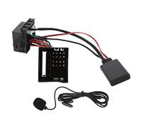 Aumotop Adaptateur de Câble Audio AUX de Voiture sans Fil 5.0, Microphone Mains Libres pour 307 407 308, Adaptateur Musique pour Autoradio, Plug and Play