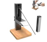 Aumotop Affûteur de Couteaux Réglable Précis avec Disques Abrasifs en Diamant pour L'affûtage des Couteaux Cuisine, Support Fixe pour un Usage Domestique