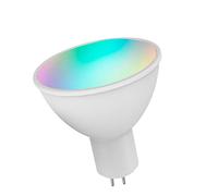 Aumotop Ampoule Intelligente WiFi Compatible Alexa 5 W GU5.3 à intensité Variable RVB + W + C, Ampoule LED à Changement de Couleur pour Commande Vocale, Lumière Télécommandée pour Fête Domicile le