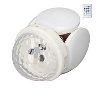 Aumotop Ampoules LED, 85-265 V LED Plafonnier Musique avec Haut-Parleur Conception Pliable Lampe Couleur RVB avec Télécommande pour Chambre Salon Fêtes de Famille Club Bar