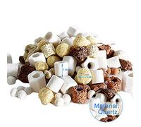 Aumotop Anneau de Média Filtrant pour Aquarium, Anneau Biologique Efficace pour Kits de Filtres D'aquarium Contenant Grandes Quantités Bonnes Bactéries, Réservoirs d'eau Douce et Salée, 500 G,