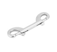 Aumotop Boulon à Pression de Plongée à Double extrémité en Acier Inoxydable pour BCD, Crochet de Plongée Antirouille pour le Maritime, Longueur 4 Pouces les Amateurs D'équipement