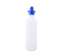 Aumotop Bouteille d'eau pour Chien avec Bol, Mangeoire Portable Pliable pour Promenades, Randonnées, Camping, 250 Ml/500 ML (500ML)