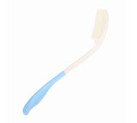 Aumotop Brosse à Cheveux avec Peigne à Long Manche, Conception Ergonomique Antidérapante pour une dextérité Limitée et L'arthrite, Bleu + Blanc (peigne long manche)