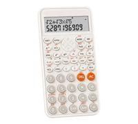 Aumotop Calculatrice Scientifique de Bureau Polyvalente et Mignonne, 240 Fonctions, Idéale pour Les étudiants, L'école, Le Bureau, Portable - Bleu Clair (Blanc)