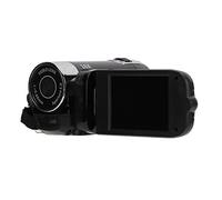 Aumotop Caméra Vidéo Caméscope 4K 48MP Enregistreur Rotation 270 ° écran 2,7 Pouces Caméscopes Numériques Zoom 16X (Noir)