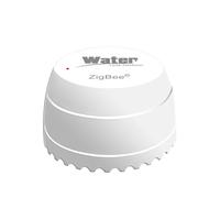 Aumotop Capteur D'inondation d'eau pour Maison Intelligente, Détecteur de Fuite , Notification avec Application pour la sécurité de la Maison, ABS Blanc