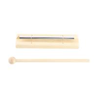 Aumotop Carillon D'énergie de Yoga de Prière Carillon vec Maillet Cadeau Musical Parfait pour L'apprentissage Précoce Matériau Exquis en Aluminium et en Chêne (Aumotopngjdx73t6q-I828-1)